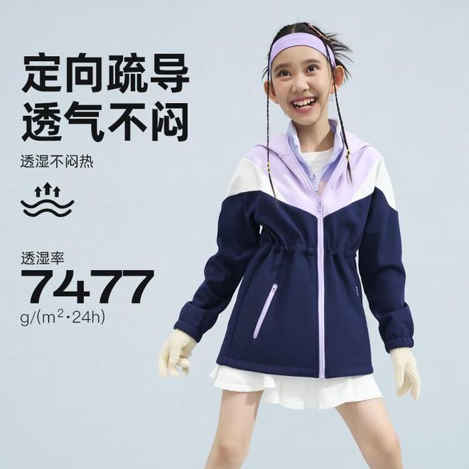 秋冬儿童运动风衣：防风保暖的户外守护者(图2)